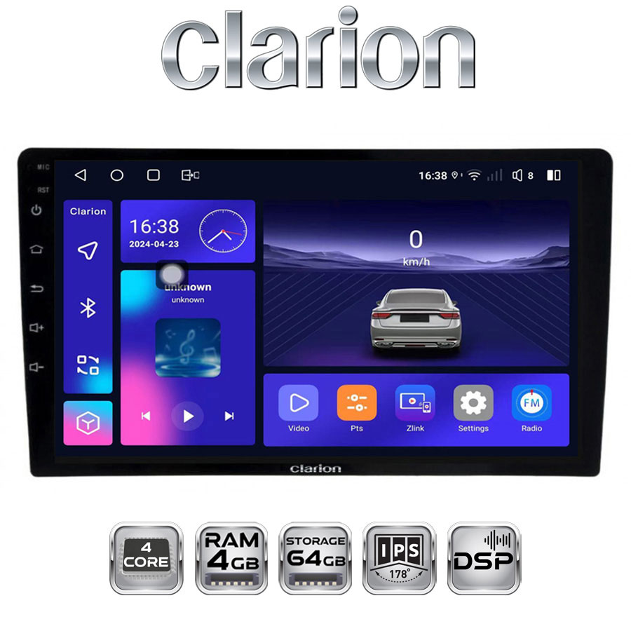 Clarion GL-300 Multimedya Sistemi - 9/9.7/10 inç ekran