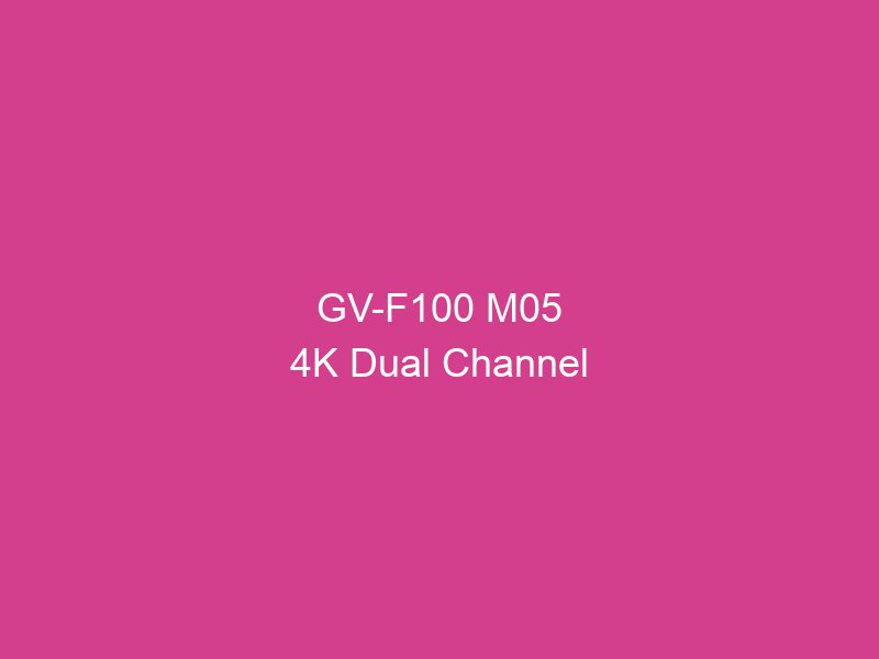 Clarion GV-F100 M05 Araç İçi Kamera - 4K + 1080p Çift Kanal
